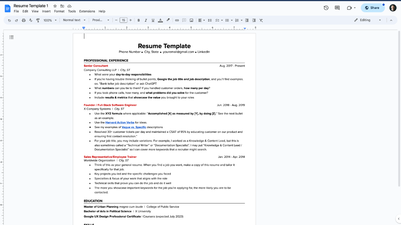 1000+ Resume Templates for 2021 | PDF Download