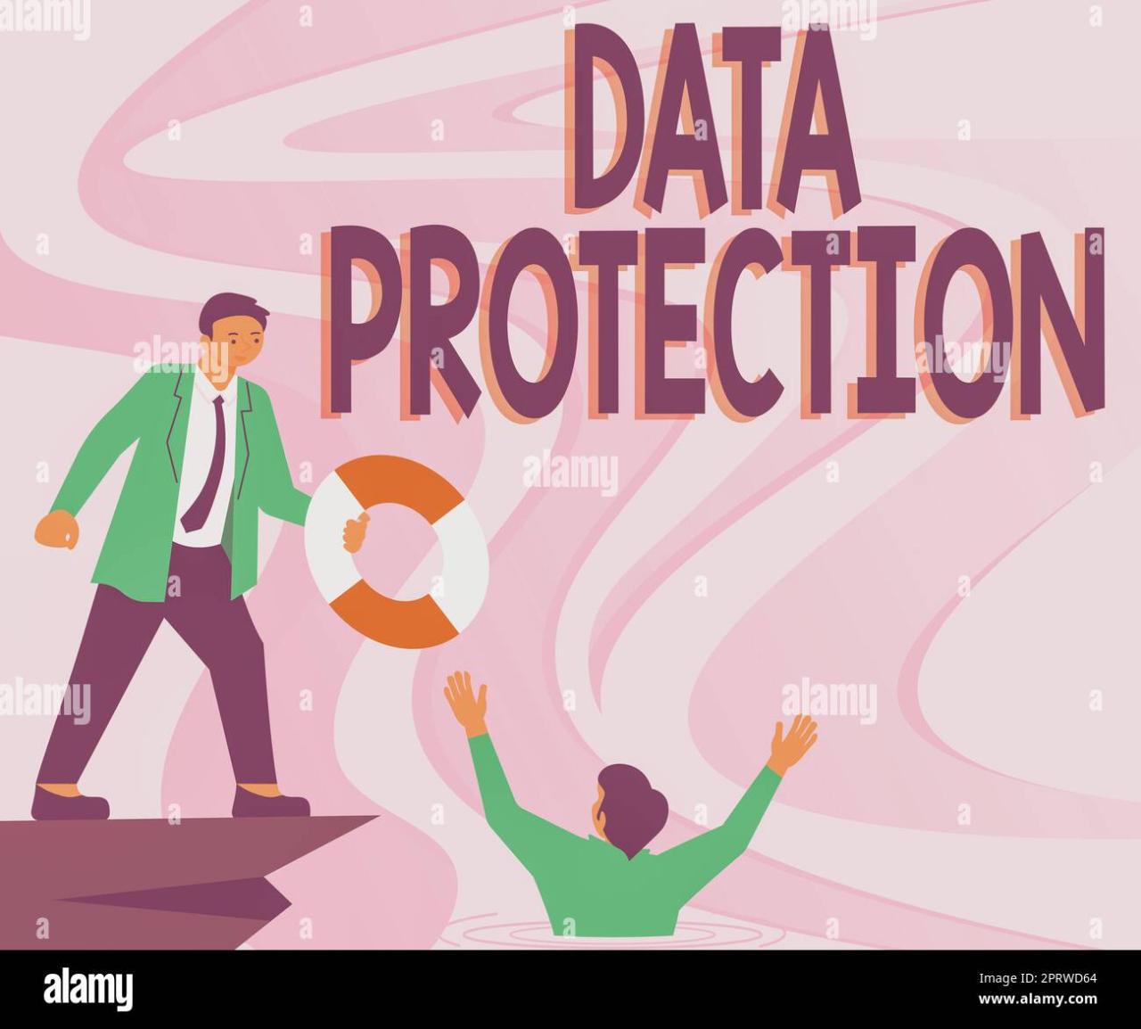 Text sign showing Data ProtectionProtect IP addresses and personal data ... Text sign showing Data ProtectionProtect IP addresses and personal data ...