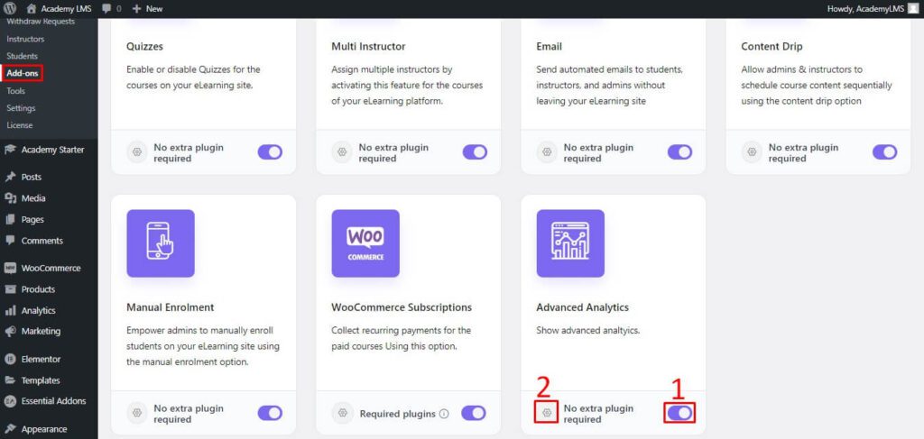 How to use Advanced Analytics? - Academy LMS How to use Advanced Analytics? - Academy LMS