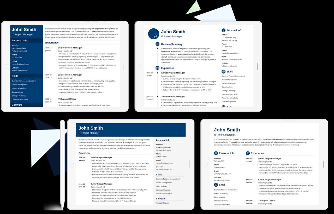 Essential Online Resume Templates
