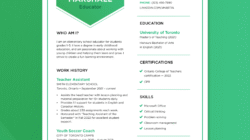 Canadian Resume Format [Templates] - Robertson College